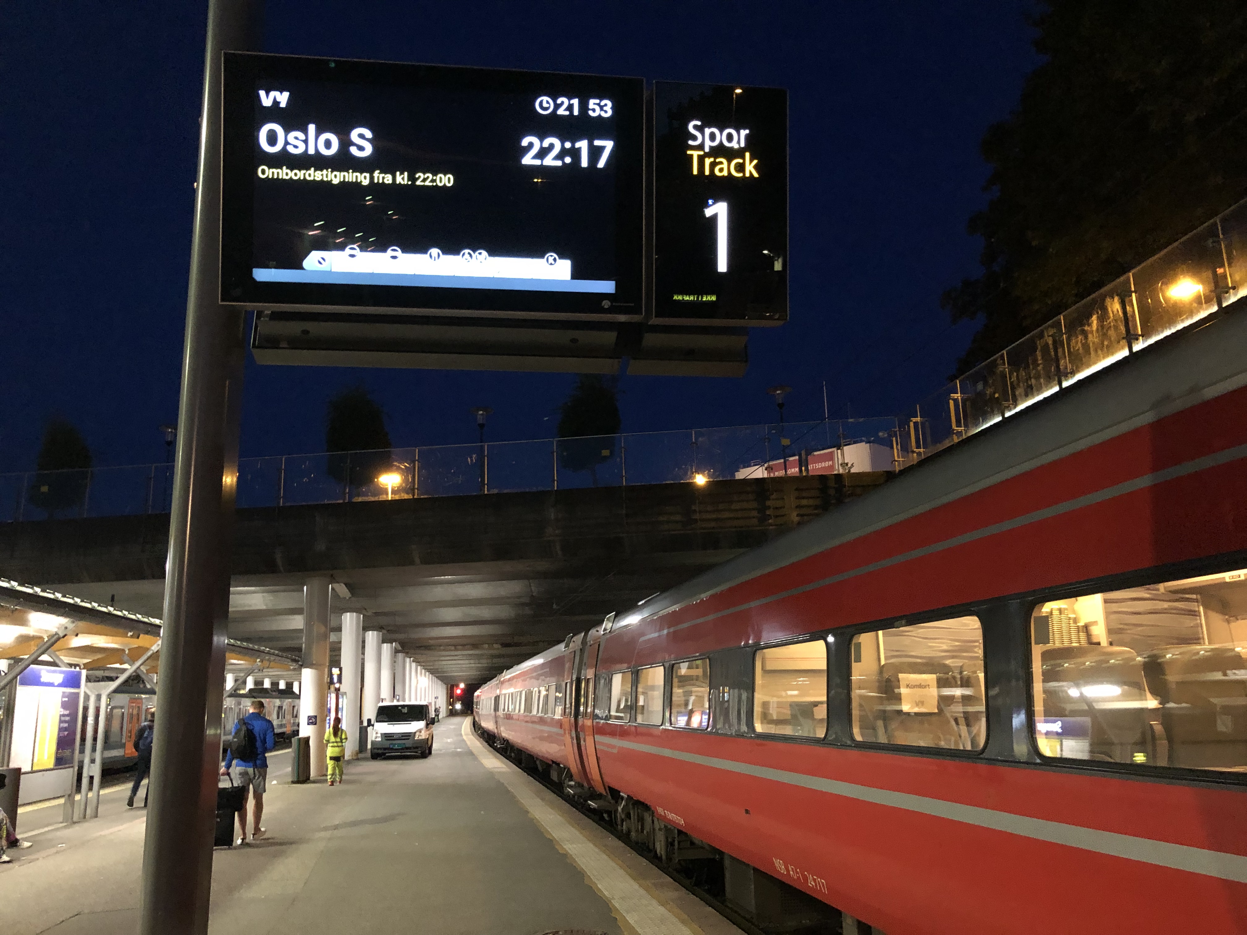スタヴァンゲルからオスロに夜行列車で移動！　料金や車内設備はどんな感じ？