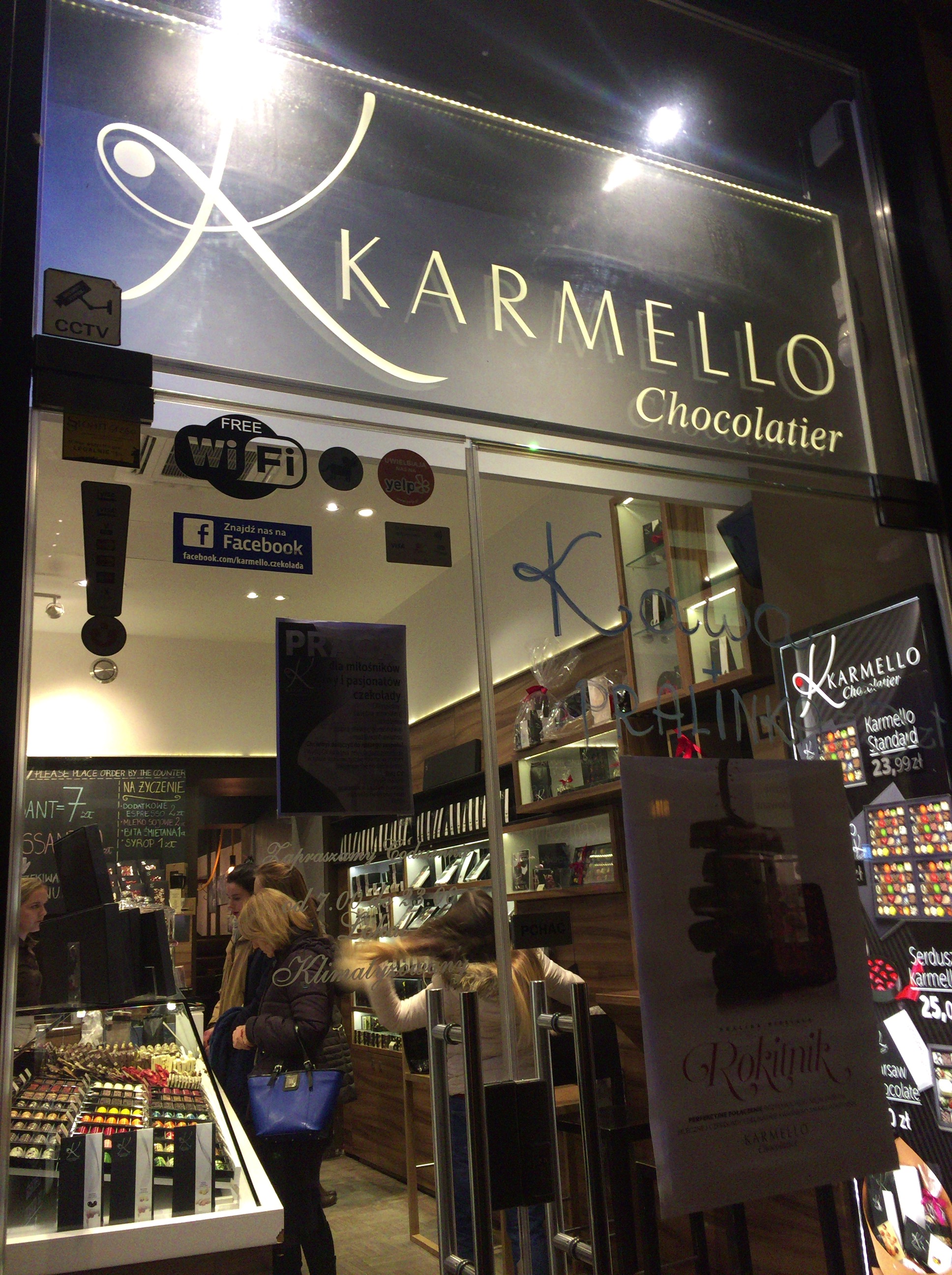 ワルシャワのオシャレ（＆リーズナブル）なチョコ専門店・Karmelloに行ってきた