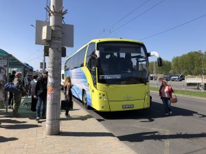 ミンスク空港～市内の移動方法！300Эのバスに加えて、ヤンデックスタクシーも賢く使おう