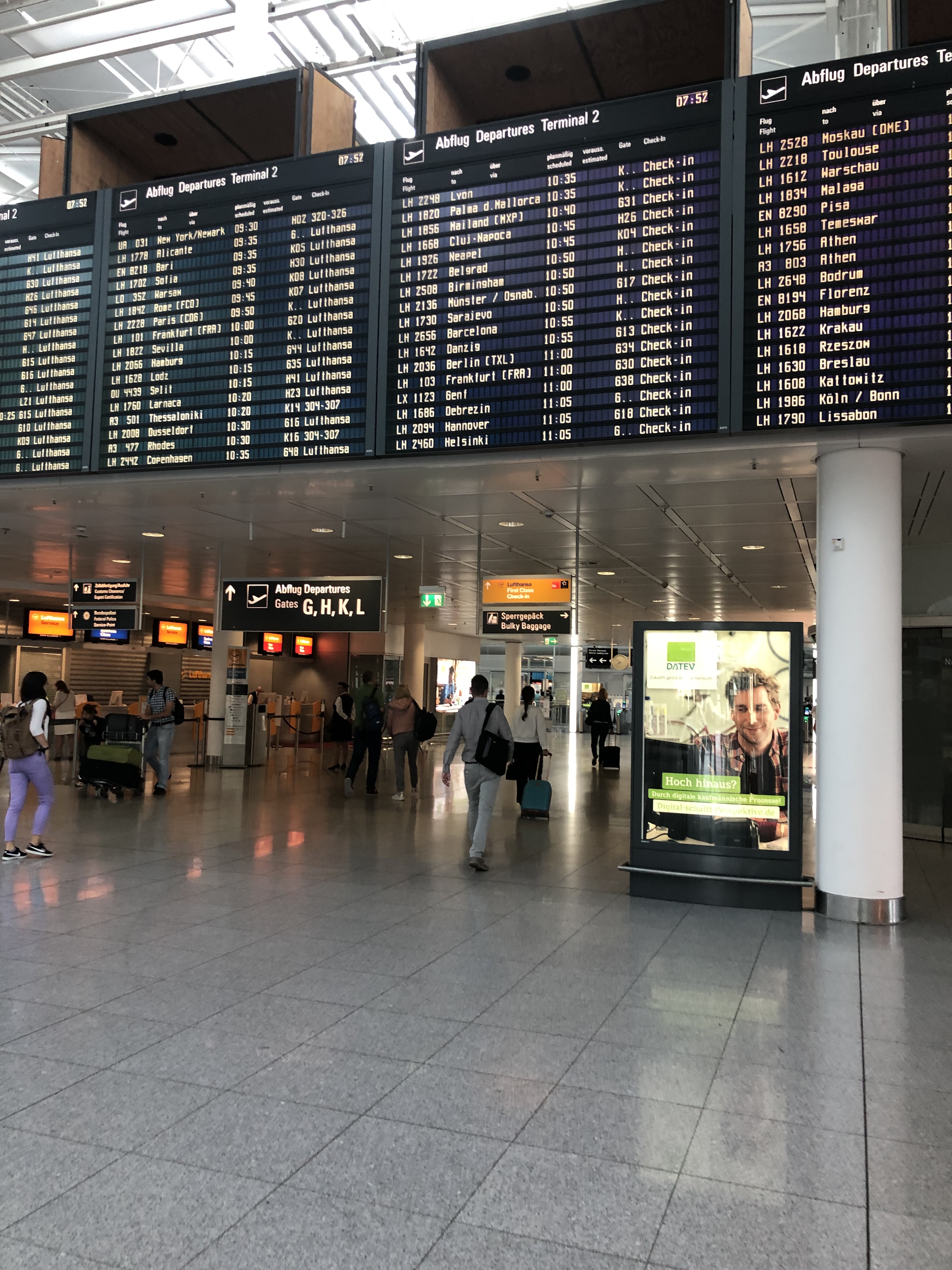 ミュンヘン空港で免税手続きをする方法（主に乗り継ぎの持ち込み手荷物について）