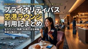 世界のプライオリティパスラウンジ利用記まとめ｜ヨーロッパ・アジア・アメリカ・アフリカの空港ラウンジ体験