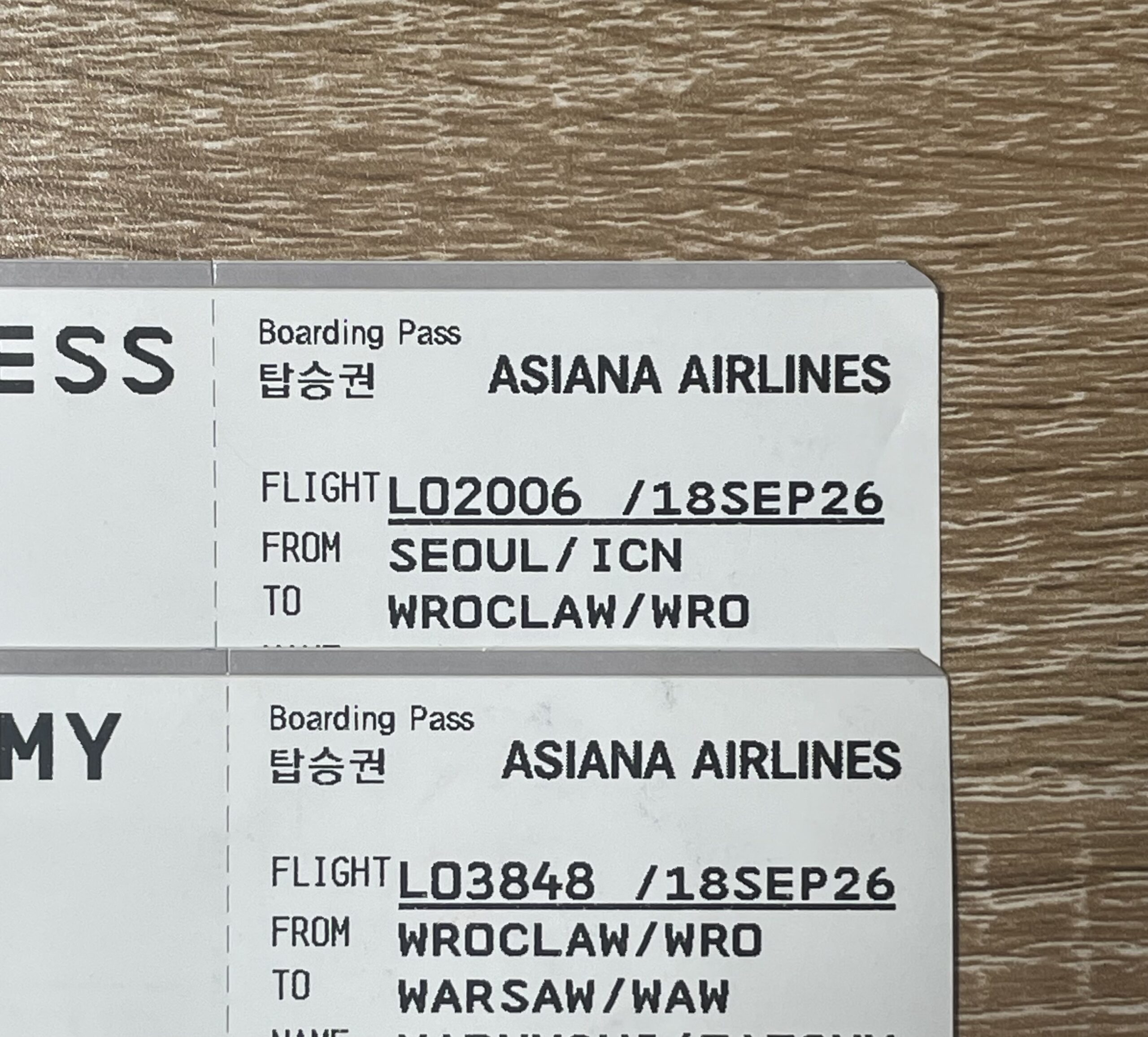 別切り航空券でも荷物はスルーできる? アシアナ→LOTポーランド航空で実際に試してみた